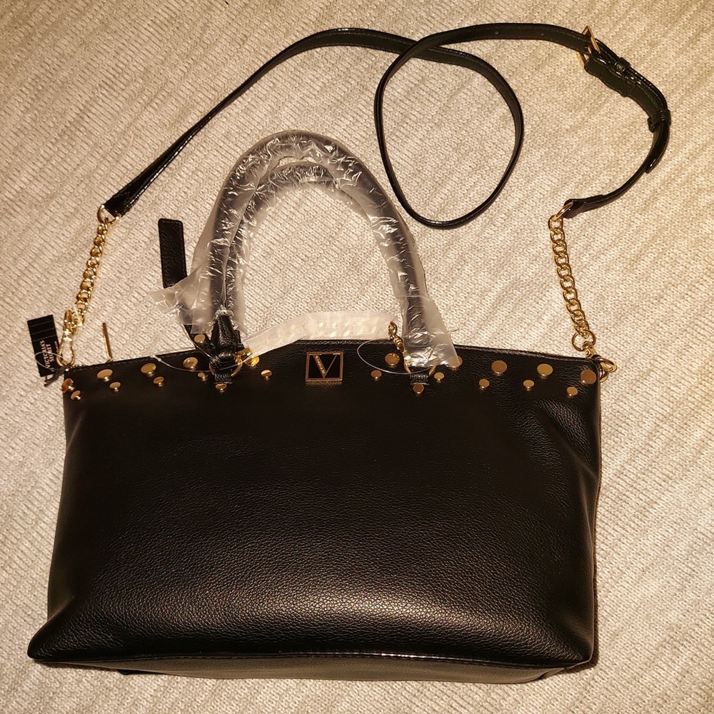 New VS black satchel